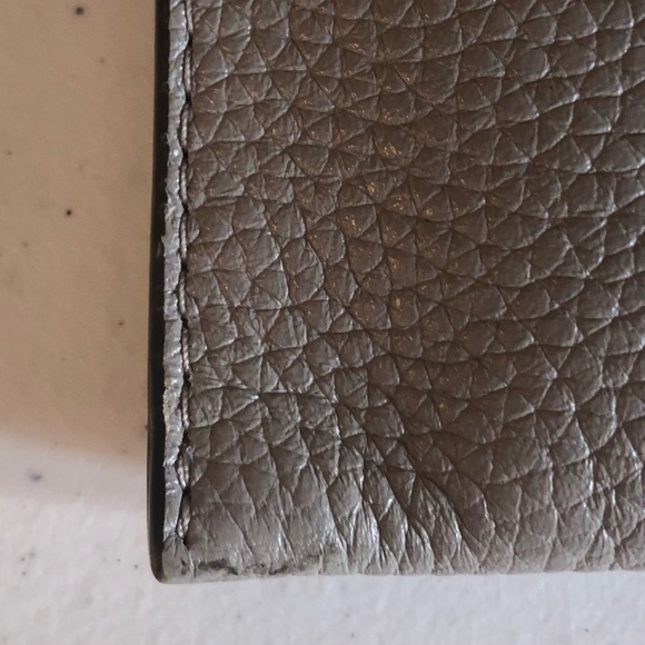 Michael Kors Gray Pebbled Large Wristlet - Picture 10 of 11